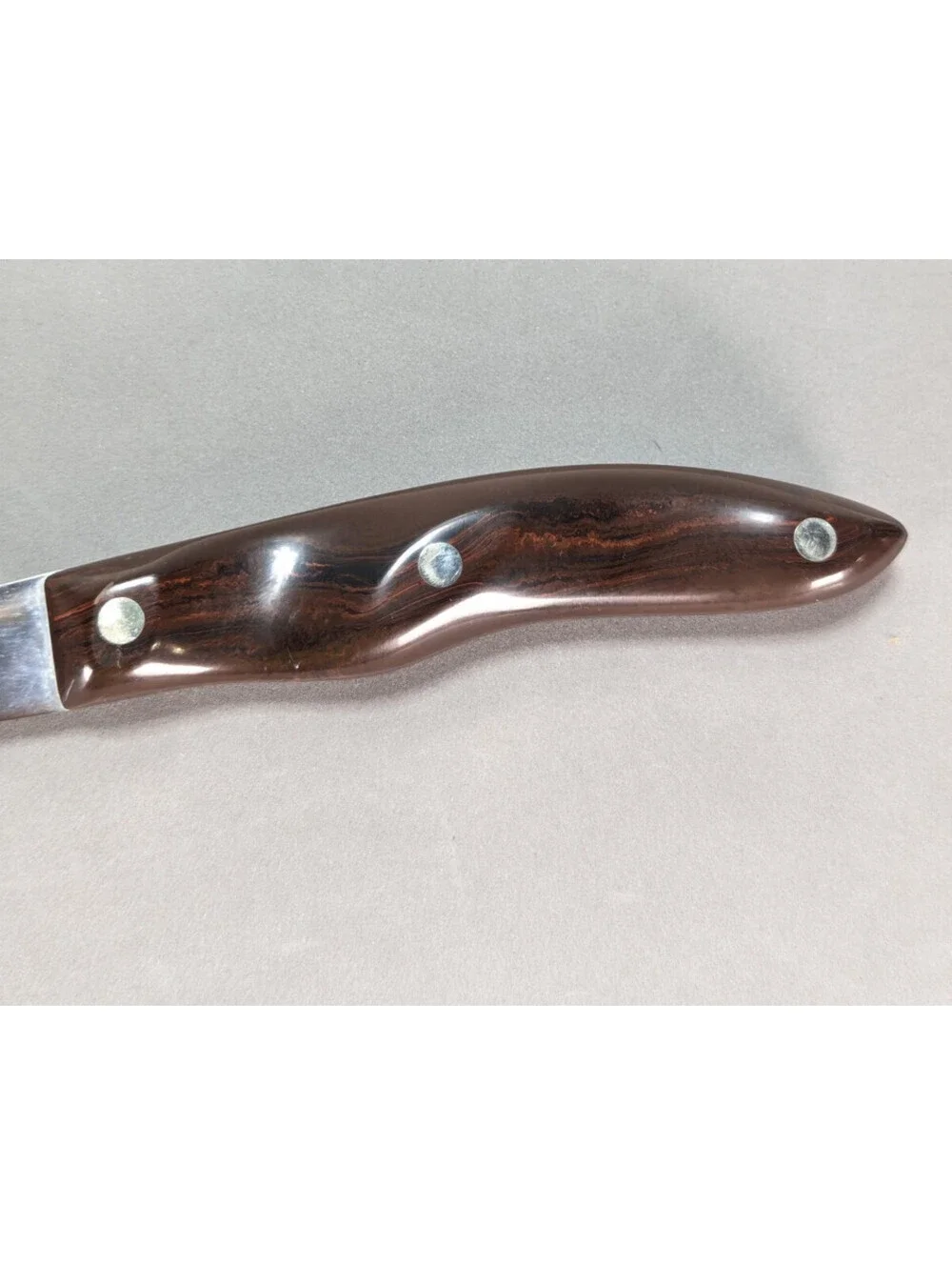 VTG Cutco No. 1023 Carving Knife Brown Swirl Handle 9